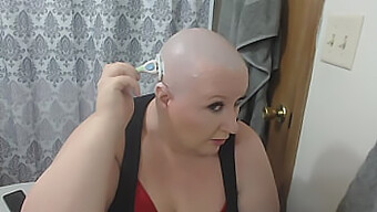 Shaved And Smooth: Watch A Mature Bbw Camgirl Get Her Head Shaved