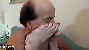 Horny Old Man Fucks Young Brunette In Hardcore Video