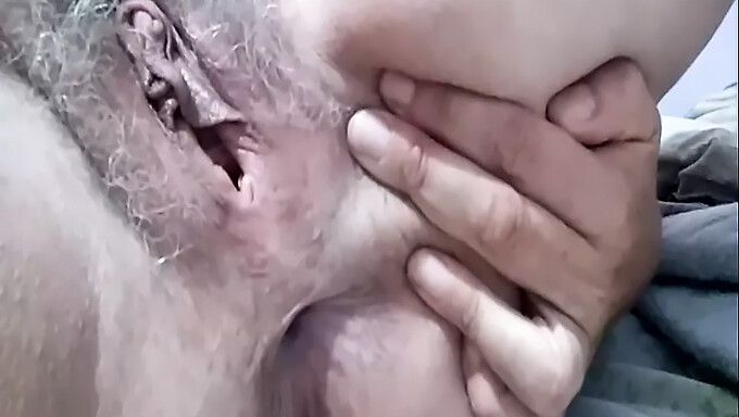 Mature Wife Flaunts Her Hairy Pussy